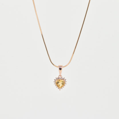 Rose Gold Heart Set