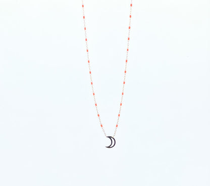 18k pendant necklace with Moon