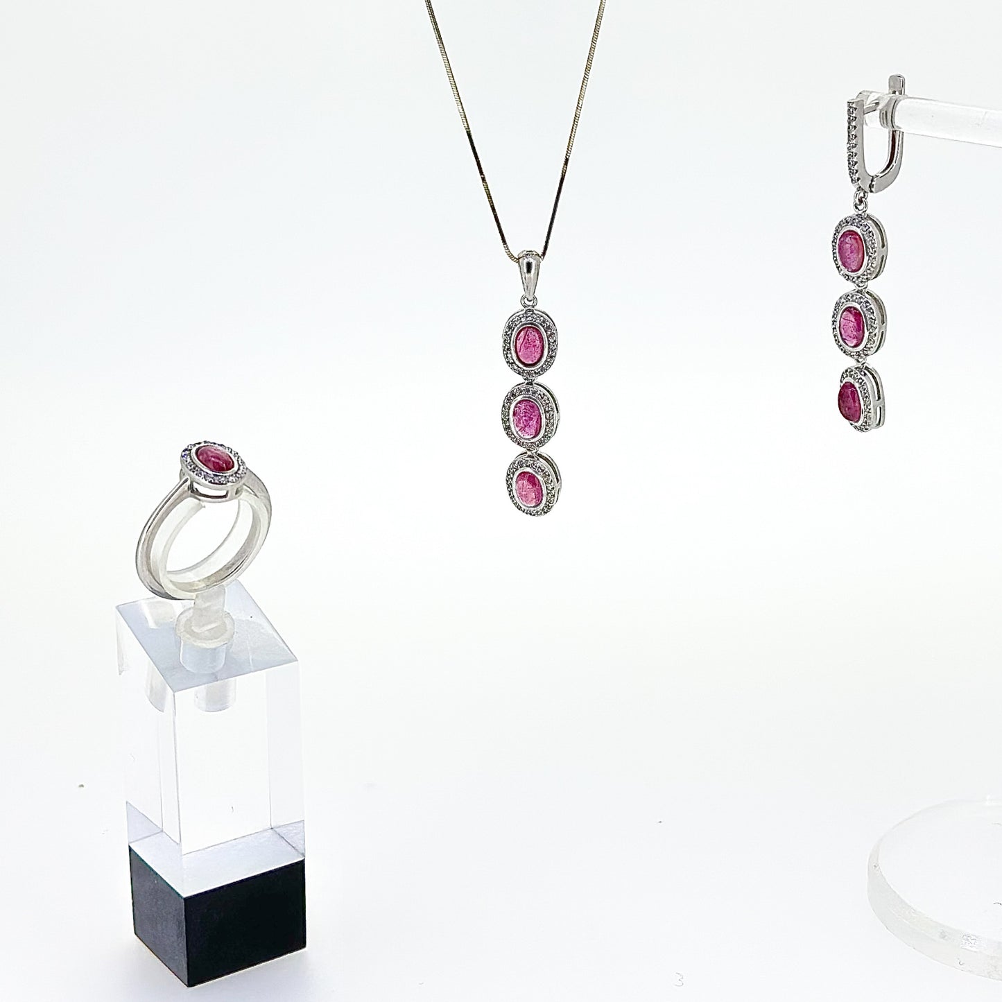 Tourmaline & Ruby Set