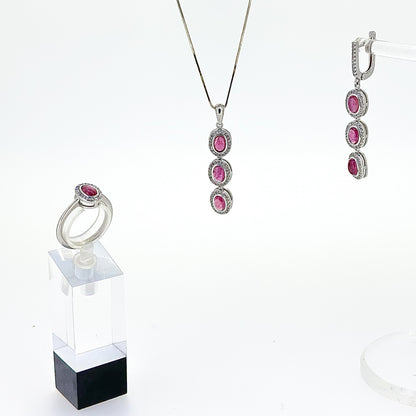 Tourmaline & Ruby Set